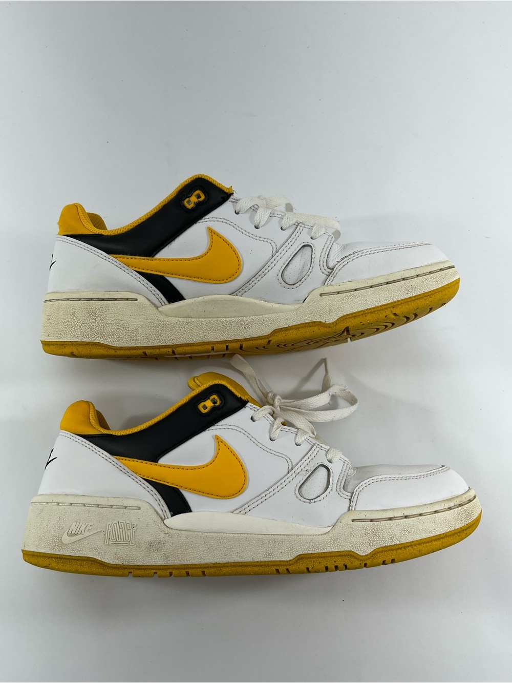 Nike Full Force FB1362-103 Low White University Gold Men’s Size:8.5 Sneakers